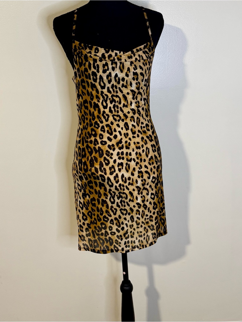 Forever 21 Leopard-Print Dress in Tan and Black